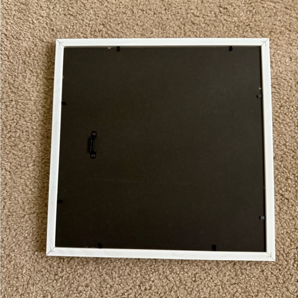 13x13 White Wood Square Picture Frame - 8x8 Matte Opening - Gallery Wall - Picture 2 of 4